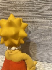 LISA SIMPSON 8″ DOLL 1990 Plush With Plastic Head Vintage Simpson Collectible