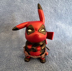 Large 5″ Pokemon Pikachu Cosplay Deadpool – Brand New
