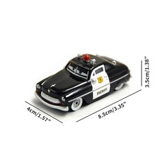 Disney Pixar Cars Radiator Springs Police Car – Sheriff Die-cast Metal Toy Cars