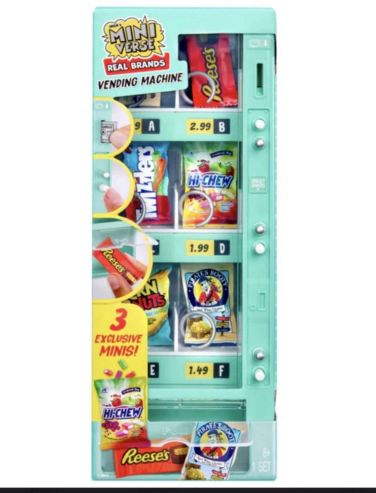 ⭐️ MGA Miniverse Make It Mini Teal ⚡️ Vending Machine ⭐️ Ships Today