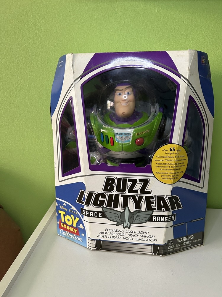Toy Story Signature Collection Buzz Lightyear Thinkway Toys Complete w/ Box