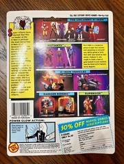1991 Toy Biz Storm Power Glow Uncanny X-Men Marvel Figure w Special Edition Card