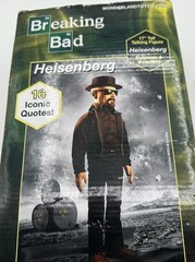 [BREAKING BAD TV SERIES] “HEISENBERG”, COLLECTIBLE FIGURE, 13″ TALL, NIB