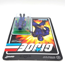 Super 7 G.I. Joe Reaction Figures Wave 1A Purple Snake Eyes.