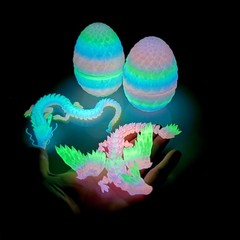 2PCS/Set 3D Printed Dragon Egg Model,Articulated Animals figure,Toys Home Decor
