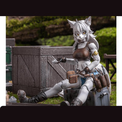 LADo TOYS ERA-001 Liya Mechanic Ver. 1/12 Furry Action Figure New Wolf Girl