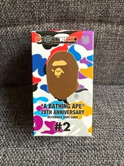 A Bathing Ape 28th Anniversary Bearbrick x Bape Camo #2, Unopened, US seller