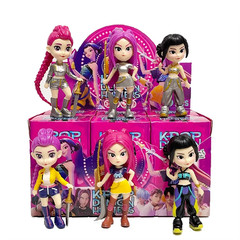 6PCS Set Cosplay Hunters Rumi Mira Zoey Blind Box PVC Toys Action Figure Gift JQ