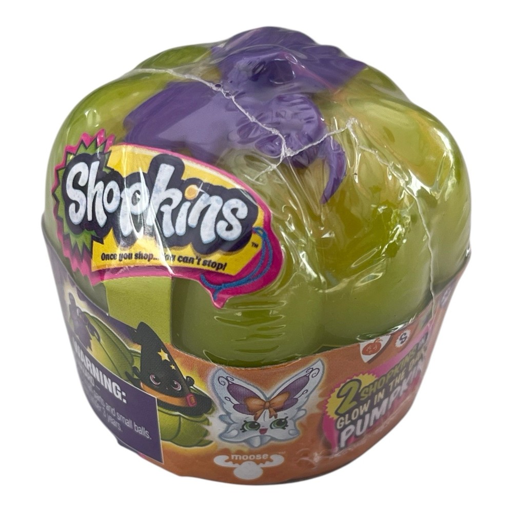 New Shopkins Halloween Mystery Glow in the Dark Pumpkin 2pk 2016
