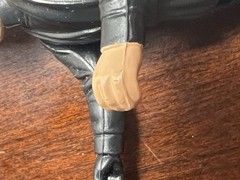 VINTAGE KENNER STAR WARS 1983 LUKE JEDI HONG KONG WITH CAPE RARE NO NOSE RUB!