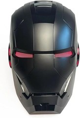 1:1 Matte Black Iron Man MK5 Helmet Electronic Open/Close Voice Control Cosplay