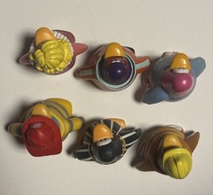 Jakks Disney Club Penguin Mix N’ Match Used Figure Set Of 6