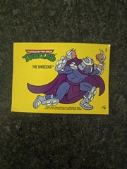 Teenage Mutant Ninja Turtles 11 Sticker Lot, 5 Sticker Card, 4 Mirage Stickers