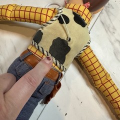 Vintage Disney Woody Doll Pixar Thinkway Toy Story 16” Not Working 1995