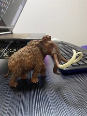 TNG Mammonteus Primigenius Model Elephant Animal Figure Toys Decor Xmas Gift
