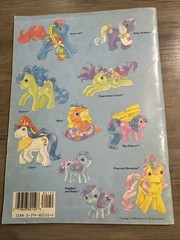 My Little Pony All Day Long Coloring Book G1 Some Pages Colored 1988 Vintage