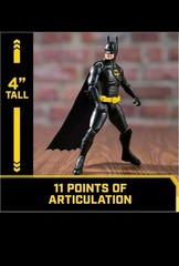DC Spin Master Batman Returns Batwing & 4” Figure 85 Yrs Keaton Limited Edition