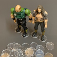 50Pcs Clear Display Stand Base for 6″ DC MOTU Action Figures Model 32mm