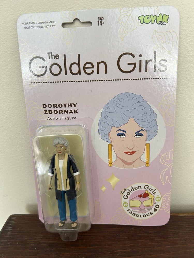 The Golden Girls Dorothy Zbornak 3.75-Inch Retro Action Figure TV Collectible