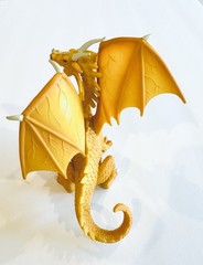 Schleich RARE Yellow Exclusive Dragon