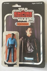 Vtg 1980 Lando Calrissian Action Figure with Card Back – Kenner Star Wars