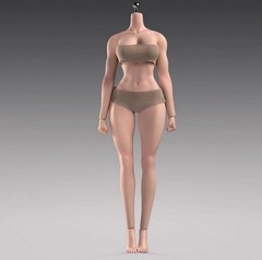 US ANT 1/6 T307P Normal Skin Muscular Girl 12″ Female Action Figure Body Toys