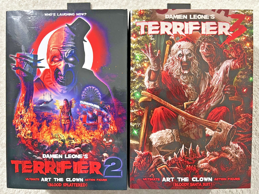 NECA TERRIFIER ULTIMATE ART THE CLOWN TERRIFIER 2 & TERRIFIER 3 **NEW**