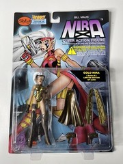 Skybolt Toyz Bill Maus Nira X cyber angel Gold Variant Action Figure Hobby USA