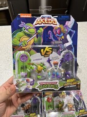 Akedo 2023- Mini Battling Warriors- Teenage Mutant Ninja Turtles – Set 4pcs