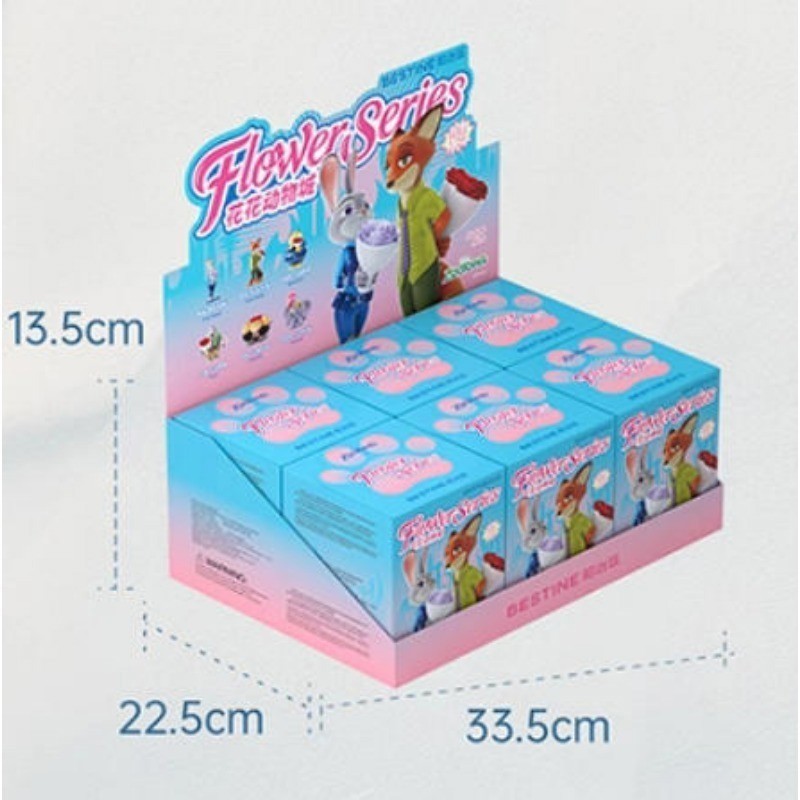 MINISO Disney Zootopia Flower Series confirmed Blind Box Figures Toys Hot Gift