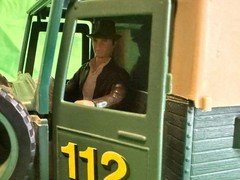 Raiders of the Lost Ark Convoy Truck, ORIGINAL, VINTAGE, *figure not included