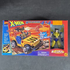 WOLVERINE X-MEN VEHICLE JEEP YELLOW ACTION FIGURE PLAYSET NEW SEALED TOY BIZ