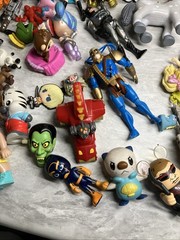 Huge Mixed Lot of Over 200 Random Toys & Figures HE MAN Anime review photos USED
