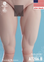 Worldbox AT206B 1/6 Female Pale Muscle Flexible Girl Body 12”Action Figure