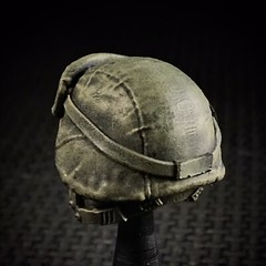1:12 OD Battle Helmet For G.I. Joe Classified 6” Action Figures Stalker 274A