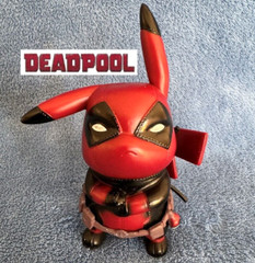 Large 5″ Pokemon Pikachu Cosplay Deadpool – Brand New