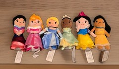 Plush Disney Princess Stylized Mini 6” Bean Plush Lot of 6