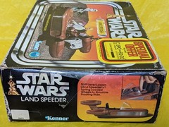 🟤🟡 Vintage Star Wars LANDSPEEDER w SPECIAL OFFER BOX Kenner 1978 🟡🟤