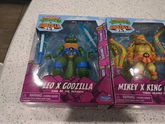 TMNT X Godzilla Full Set- Leonardo Michelangelo Raphael Figures