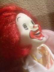 Vintage 1976 Remco McDonald’s Ronald McDonald Figure Toggle Head Original Toy
