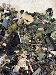 Massive 18lb GI Joe, Formative INTL, 21st Century Toys Lot Uniforms Guns Helmet
