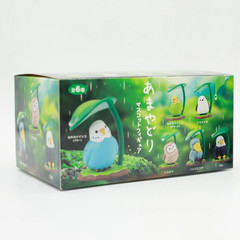 Rainy Day Animals and Birds Hiding under Leaves Figurines Blind Box Toys Chirps