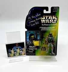 Boba Fett Star Wars POTF Jermey Bolloch Signed 150/500 Kansas Toy Expo 2000 Rare