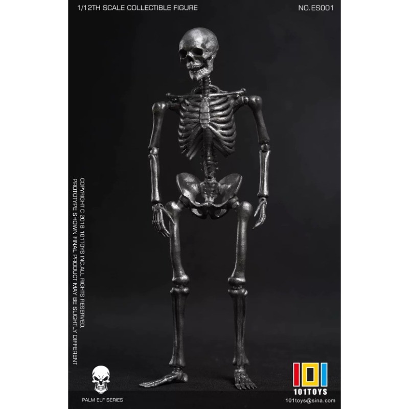 101TOYS NO.ES001/2 Palm Elf Series Skeleton Body 1/12 Action Figure Collectible