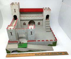 1960’s Britains Swoppet Knight Wooden Toy Castle FAO Schwarz
