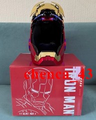 New in US!!! Autoking Iron Man MK5 Helmet Red+Gold Mask Cosplay Prop 1PC/2PC/3PC
