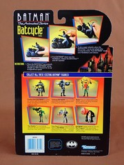 BATMAN THE ANIMATED SERIES BATCYCLE VEHICLE TURBO SOUND WHEELIE ACTION