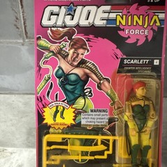 1992 Hasbro GI Joe Ninja Force Scarlett Counter Intelligence New Fast Ship