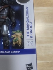 Star Wars Black Series #01 Mandalorian & Grogu Deluxe First Edition White Box C