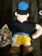 Popeye Brutus 8″ Limited Edition WITH DEFECTS PLUS Popeye Keychain NWT